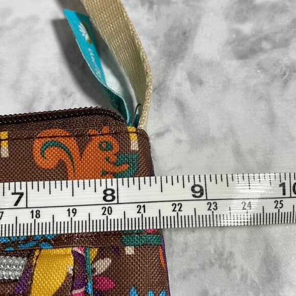 Lily Bloom Brown Crossbody Bag and Woodland Creature and Floral Print - Picture 9 of 13